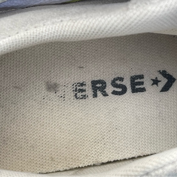 Converse One Star CC OX Shoes Womens 7 Triple Egret Ivory Suede Leather 163274C - Picture 9 of 11